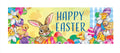Bunny Wreath Small Sign