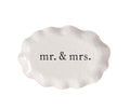 Mud Pie Melamine Mr & Mrs Platter