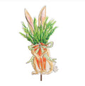 Round Top Shy Bunny With Carrots