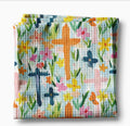 Easter Cross Christian Religious Kitchen Towel Waffle Baking