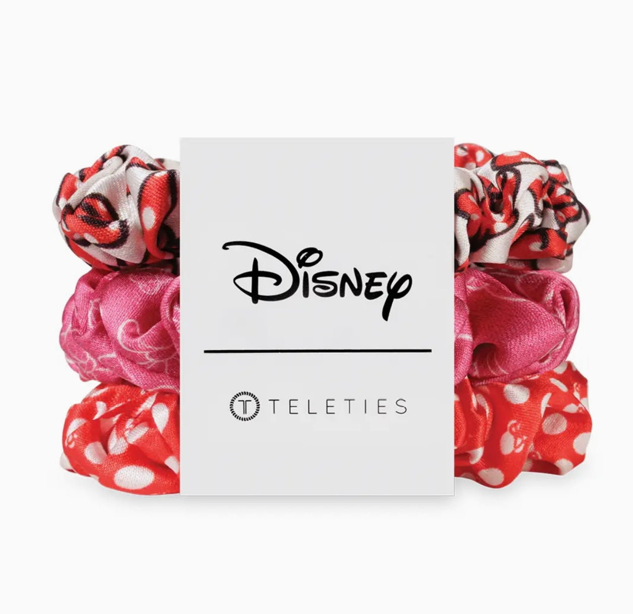 Teleties Minnie Mouse Small Silk Scrunchies