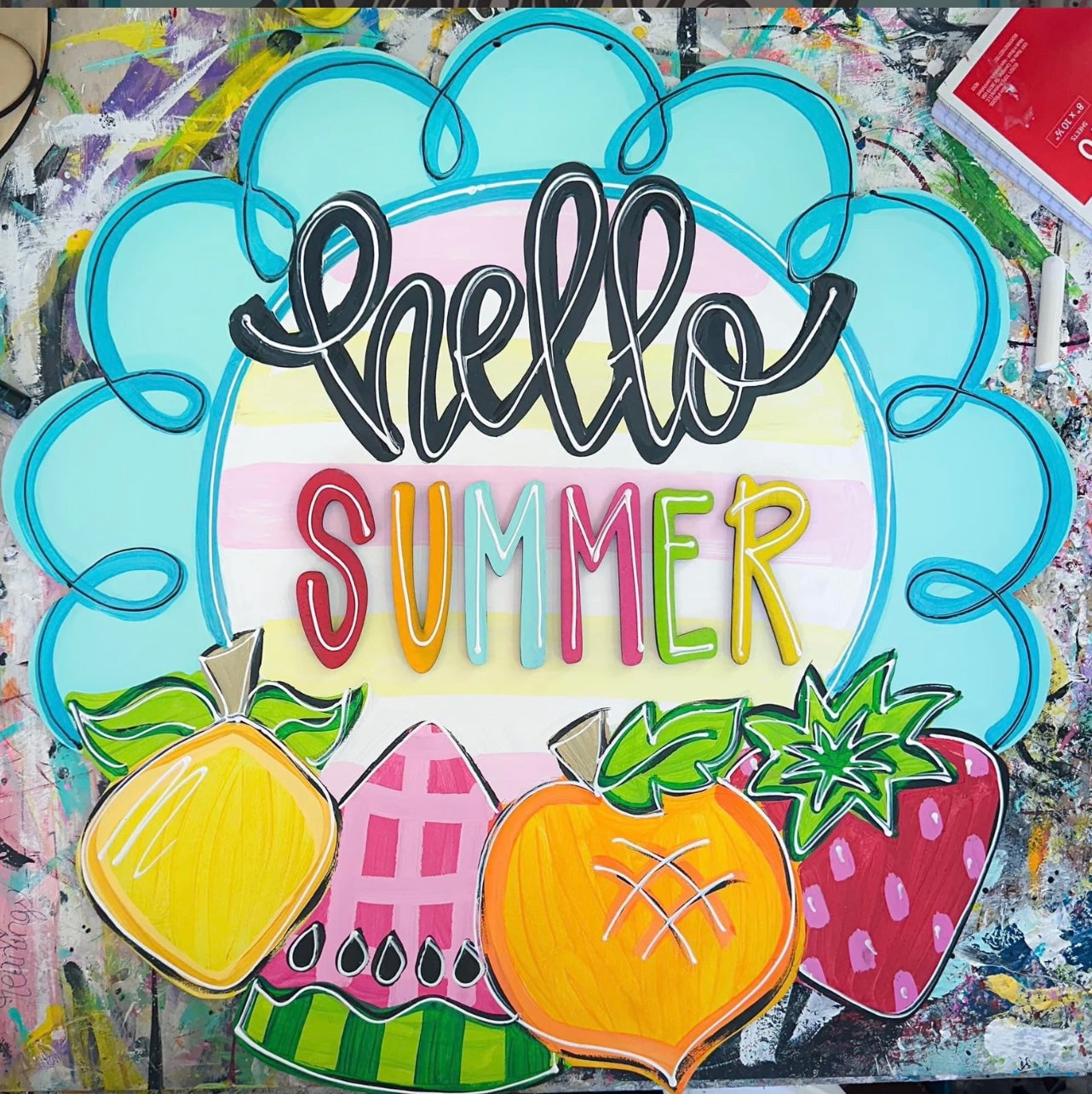 Hello Summer Door Hanger