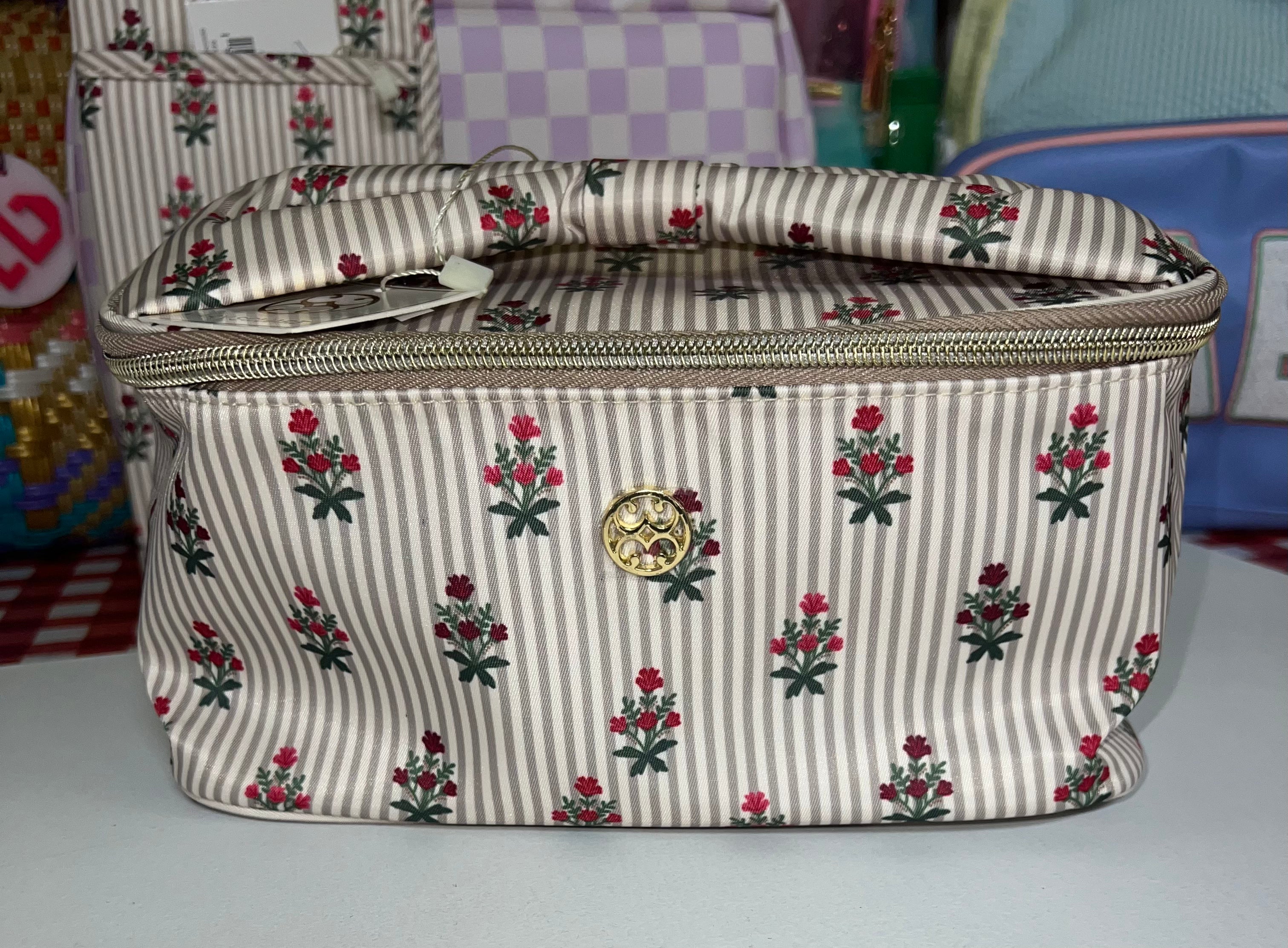Mary Square Kiss and Make Up Cottage Stripes