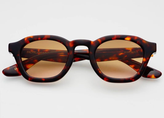 Freyers Blake Acetate Men’s Round Sunglasses - Tortoise