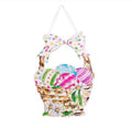 Round Top Classic Easter Basket PVC Door Hanger