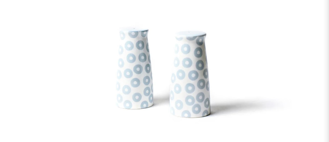 Cotton Colors Iris Blue Salt and Pepper Shaker