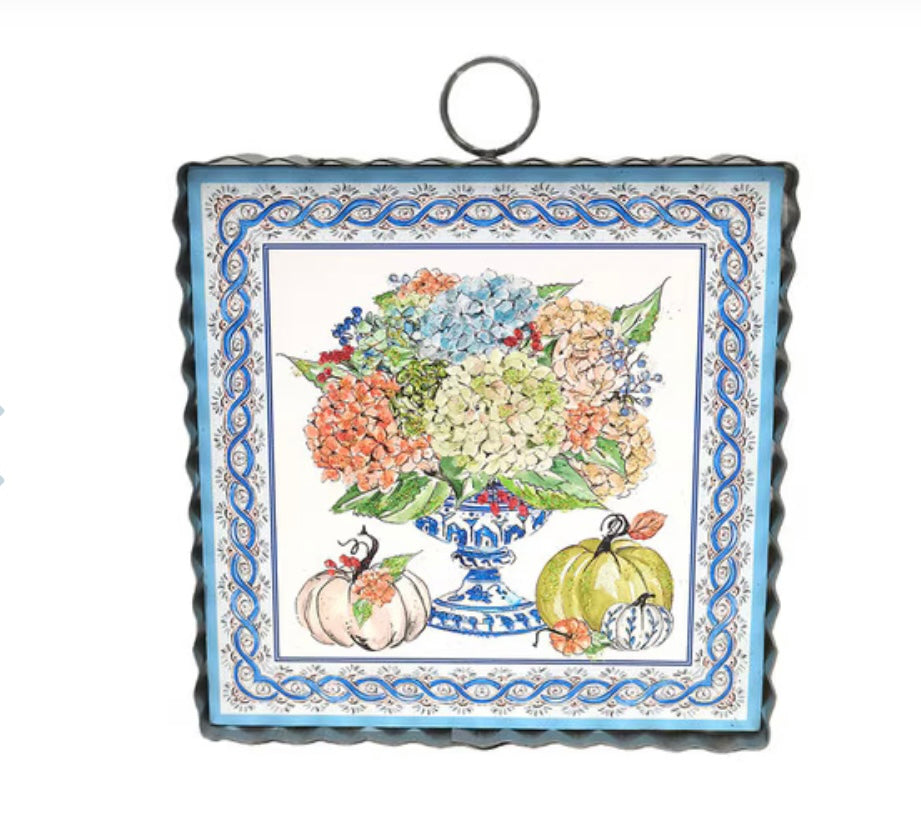 Round Top Mini Art Autumn Hydrangea