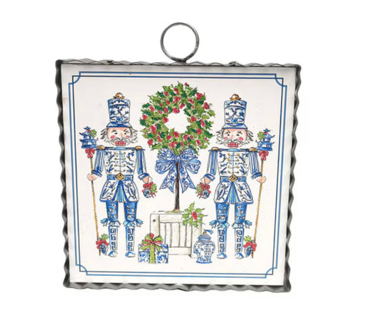 Round Top Mini Art Chinoiserie Nutcracker