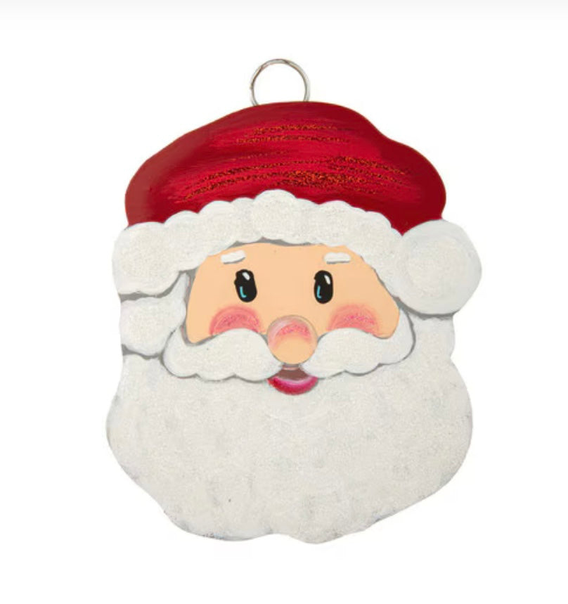 Round Top Mini Santa Charm