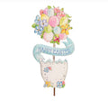 Round Top Happy Easter Egg Topiary