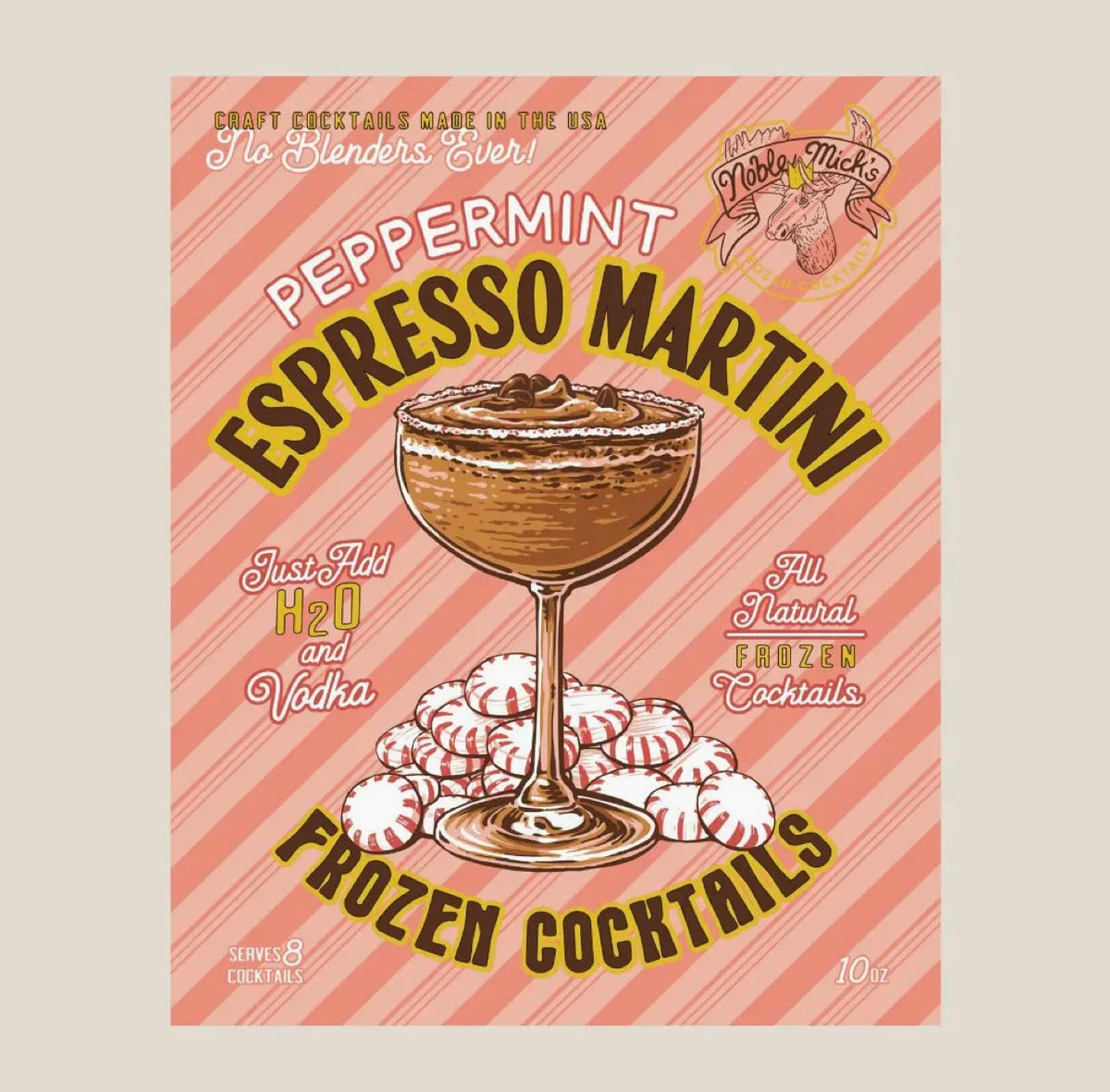 Noble Mick’s Frozen Cocktail Peppermint Expresso Martini