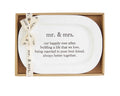 Mr & Mrs Sentiment Plate