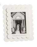 Mud Pie 5x7 Forward Scalloped Wood Frame