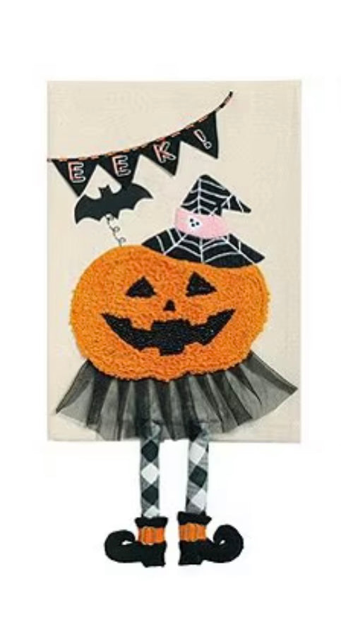 Mud Pie Pumpkin Dangle Towel