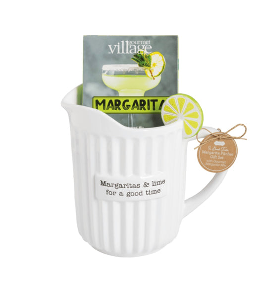 Mud Pie Gourmet Margarita Pitcher Set