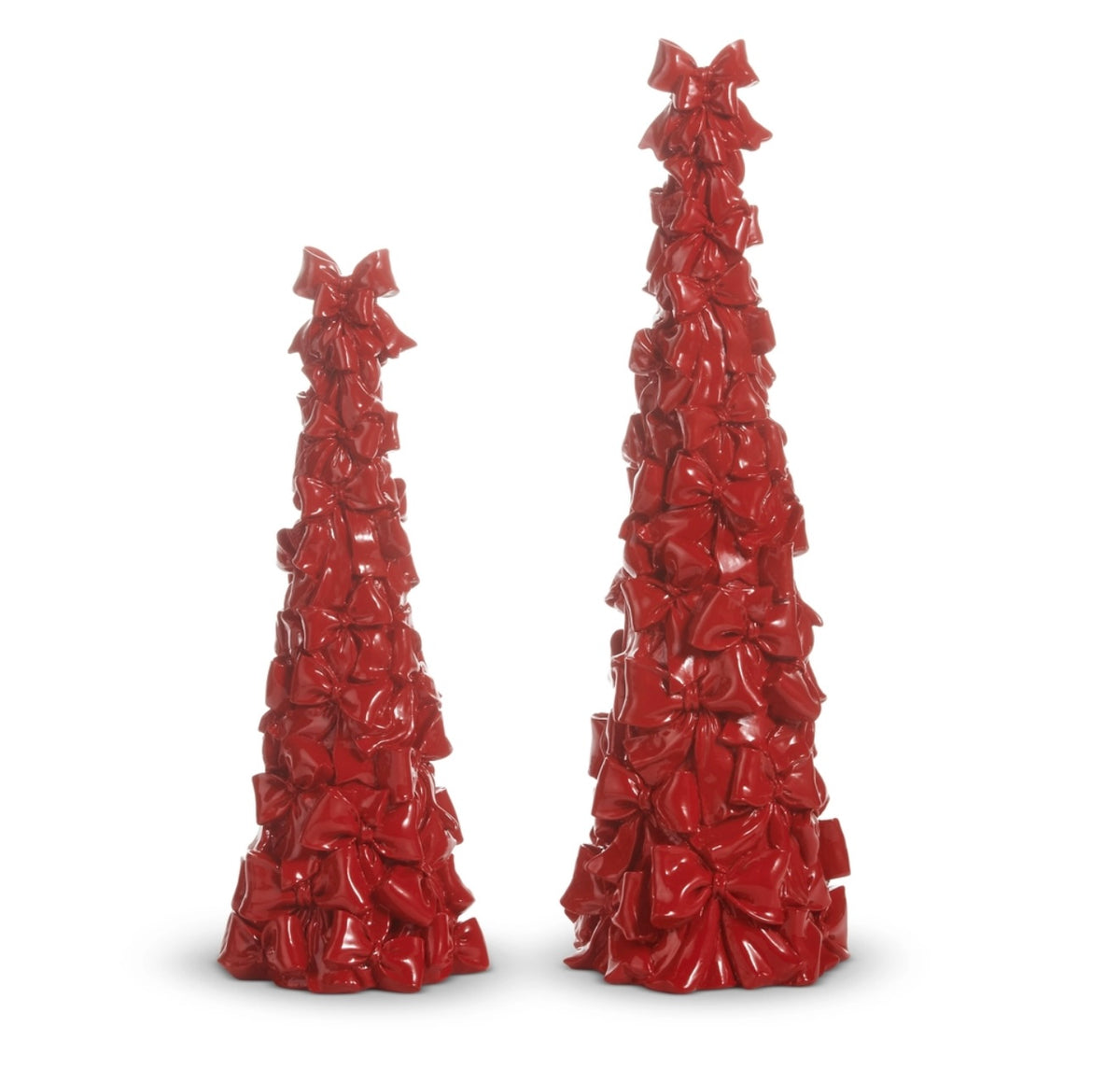 Raz 19” Red Bow Tree - Set