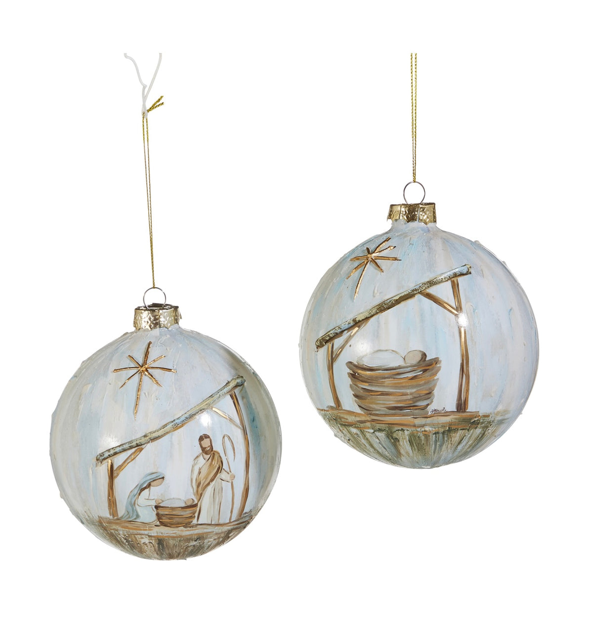 Raz 5” Holy Night Ball Ornament