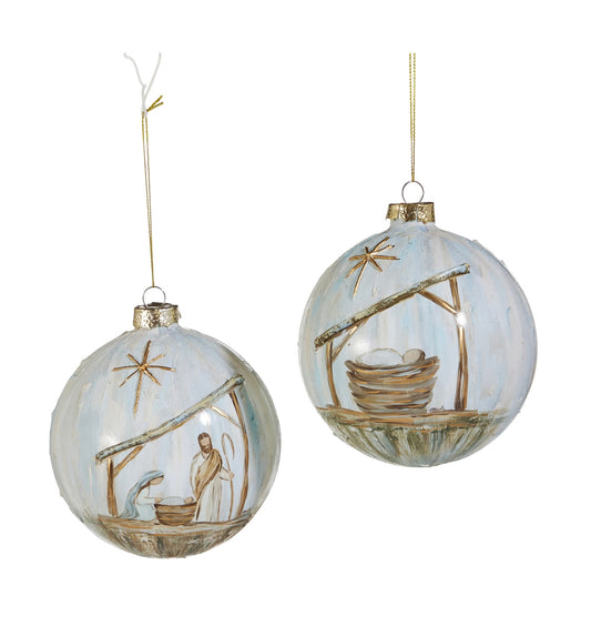 Raz 5” Holy Night Ball Ornament