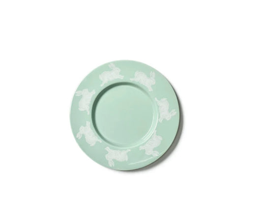 Cotton Colors Speckled Rabbit Rimmed Salad Plate