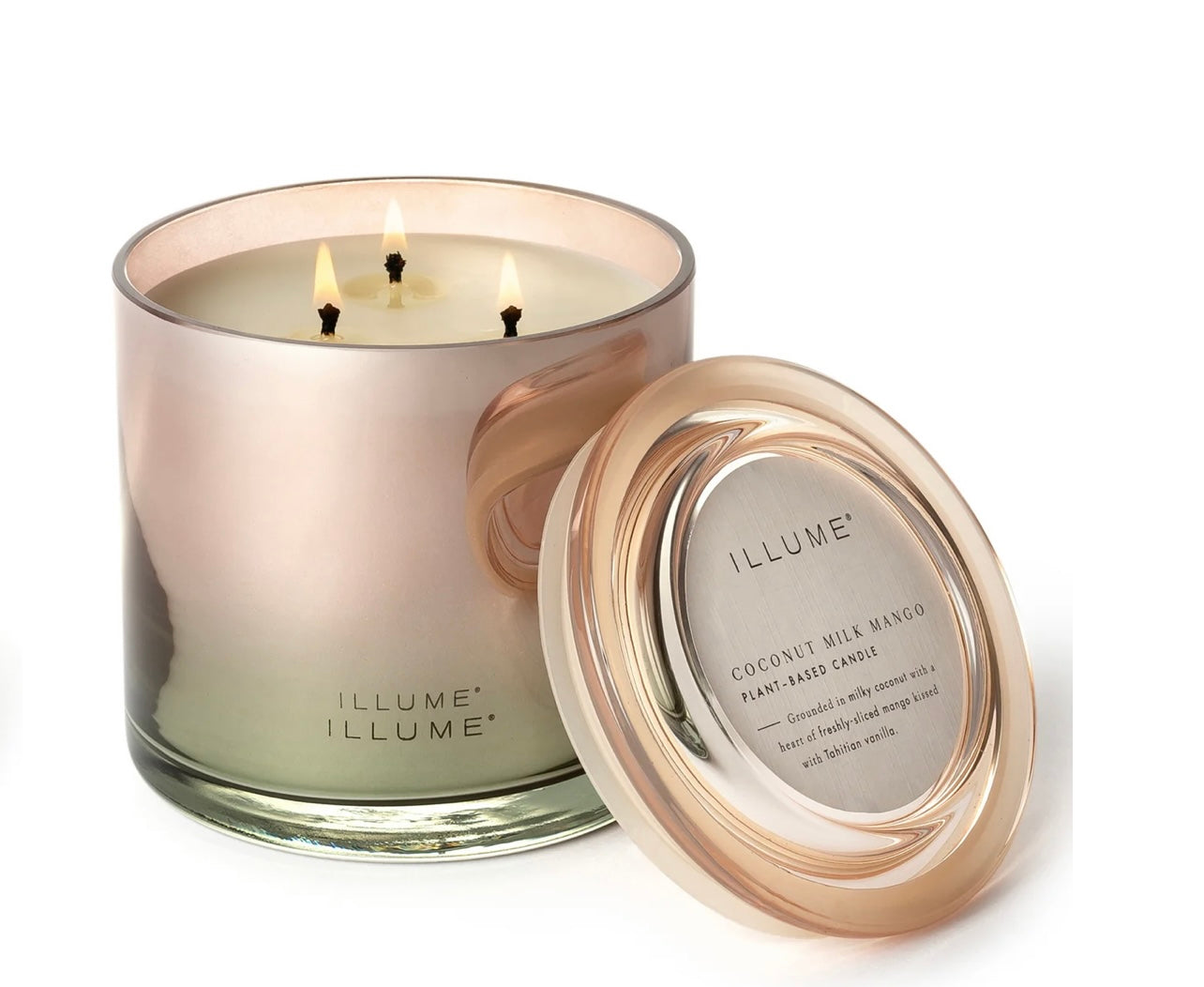 Coconut Milk Mango Statement Glass Candle