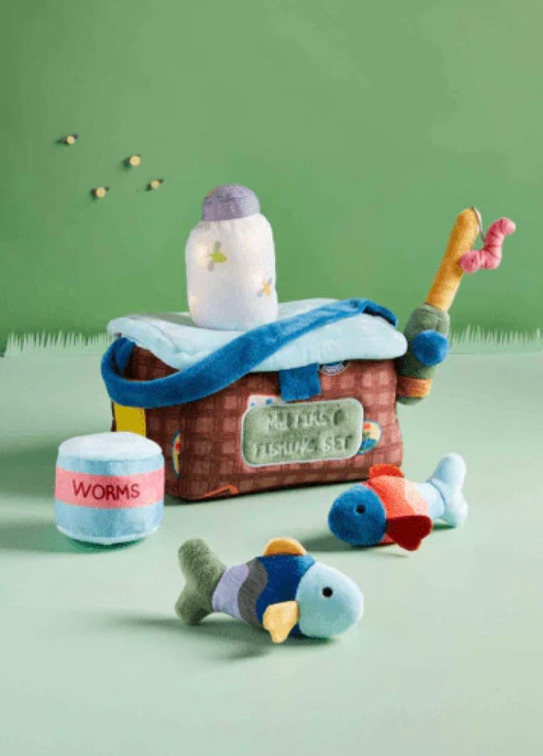 Mud Pie Fishing Plush Set