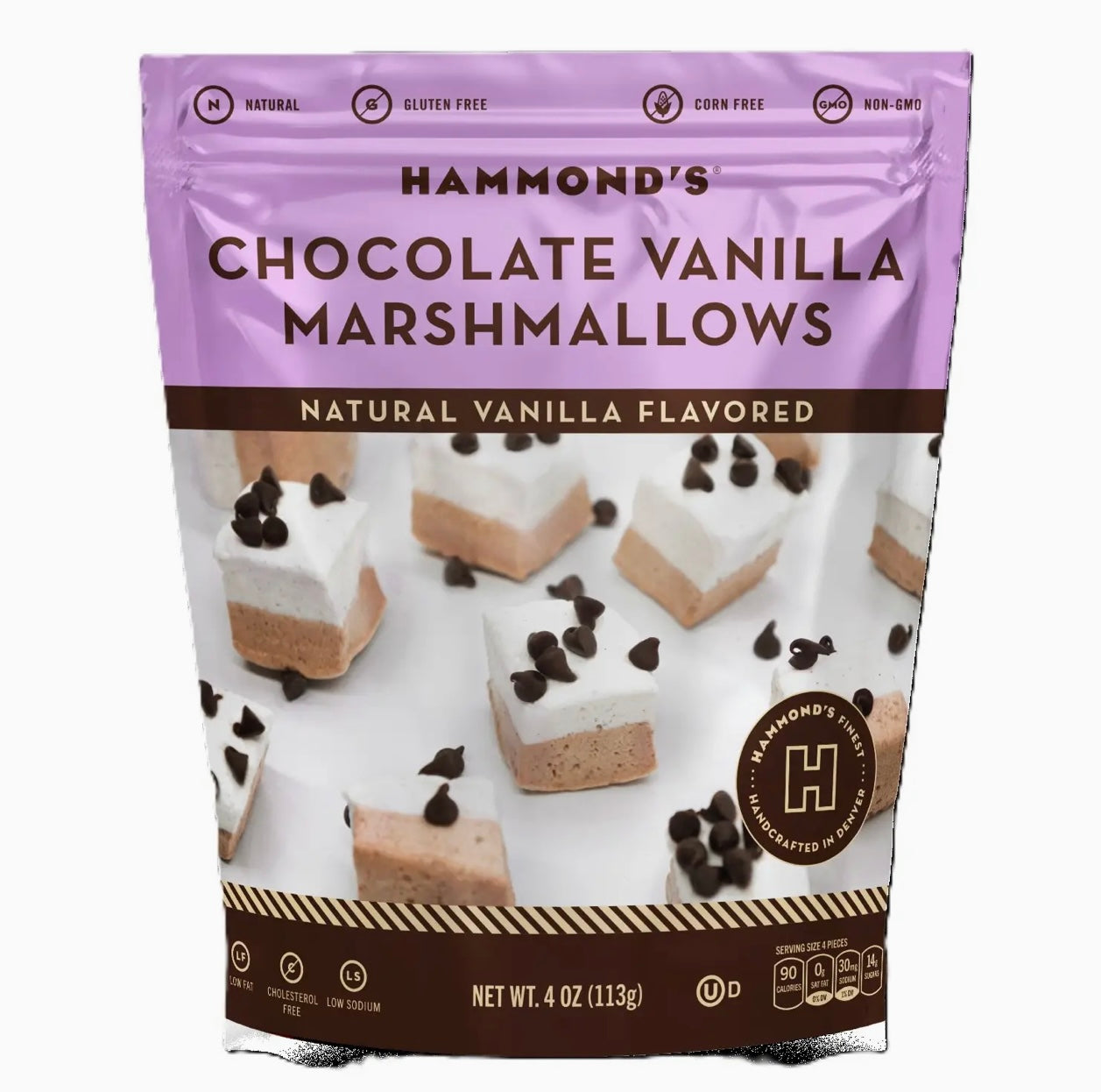 Hammond’s Candy Handmade All Natural Marshmallows: Chocolate Vanilla