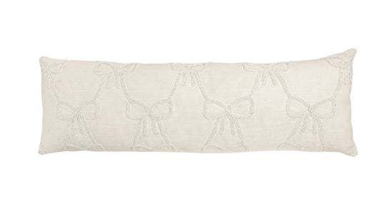 Mud Pie Bow Lumbar Pillow