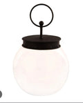 Round Top Bubble Jar with Black Lid