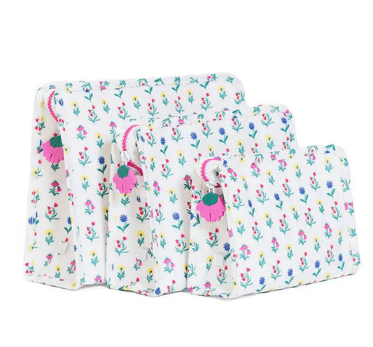 TRVL Roadie Medium Zip Pouch - Wild Flower