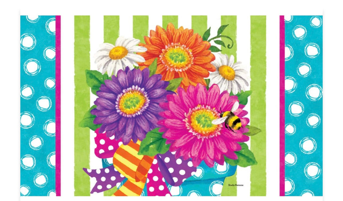 Custom Decor Gerber Stripes Mat