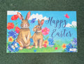 Happy Easter 2 Bunnies Mat