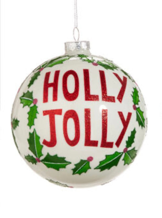 RAZ Holly Jolly Ornament